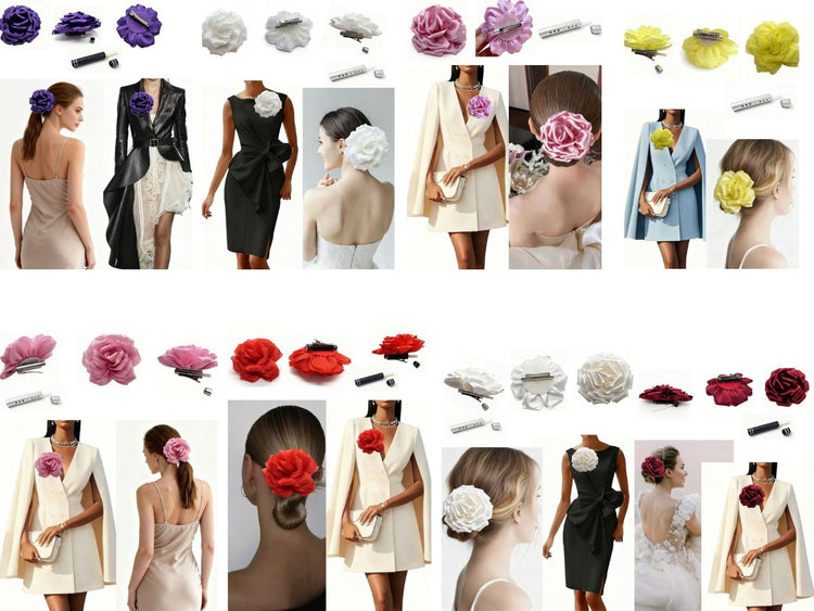 Refillable Fragrance Hair Clips