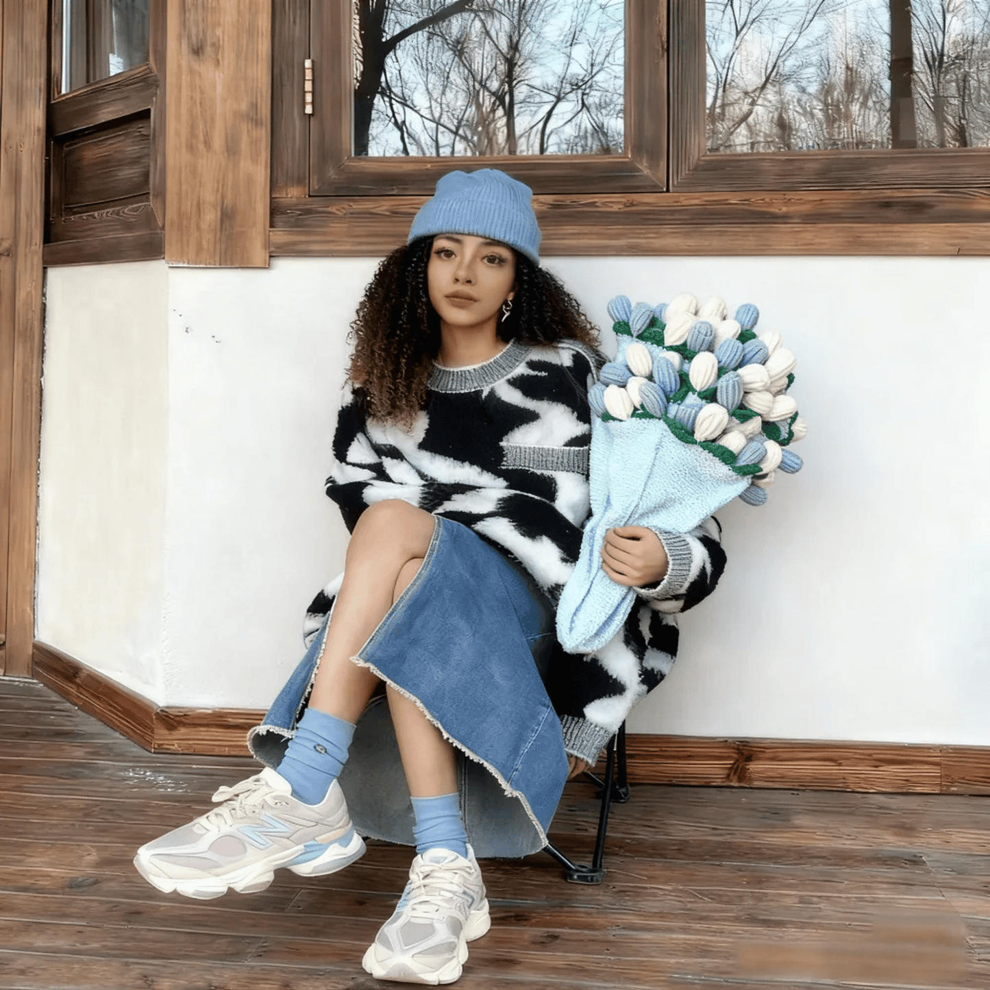 crochet flower t roses blanket