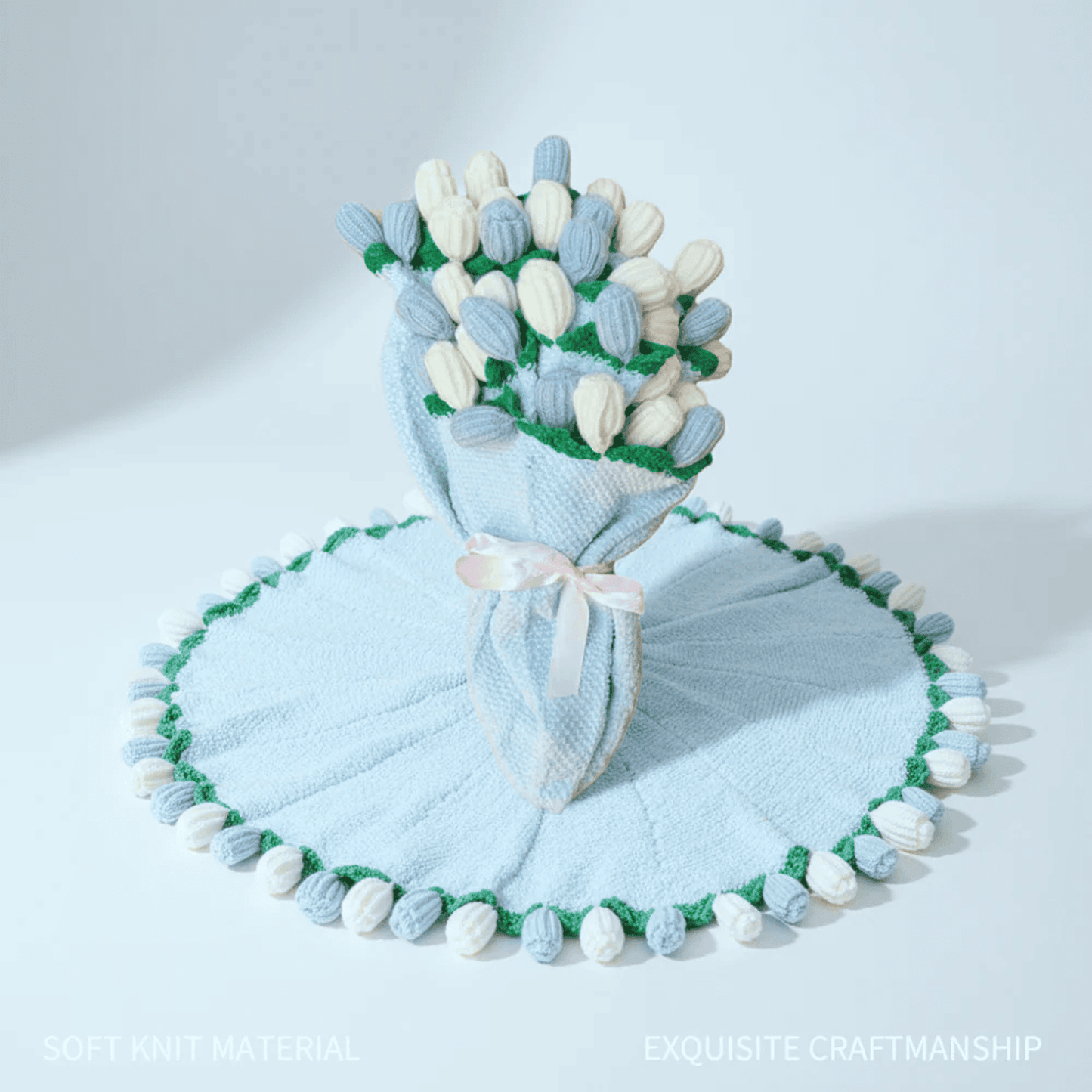 crochet flower t roses blanket