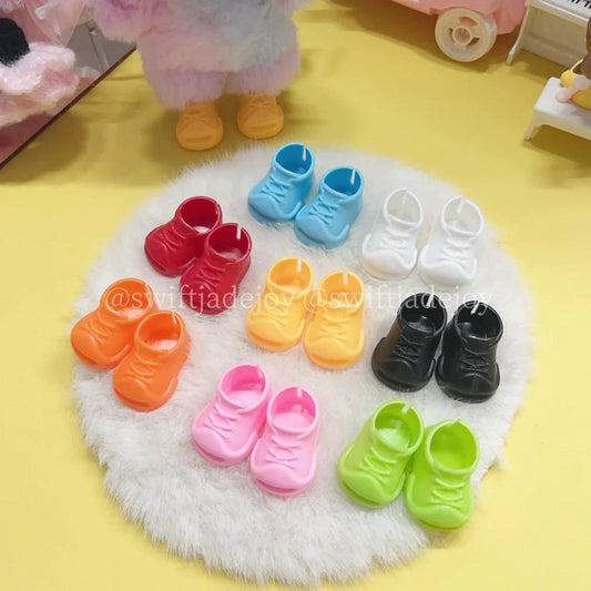 8 pairs of cute shoes for labubu dolls