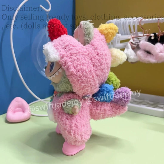 Labubu dinosaur costume three-piece set   Labubu clothes