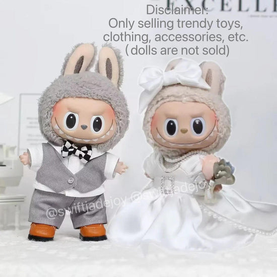 Labubu wedding dress trailing dress series LABUBU Clothes