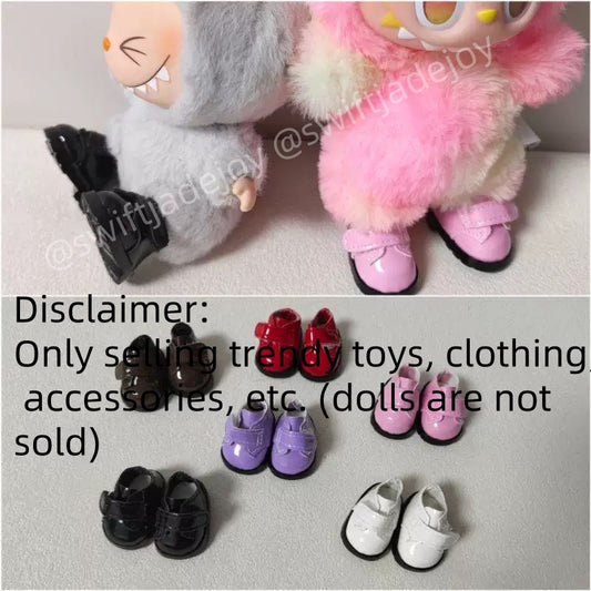 1 pair of shoes suitable for Labubu's daily dress-up shoe accessories (only shoes are sold, dolls are not included)