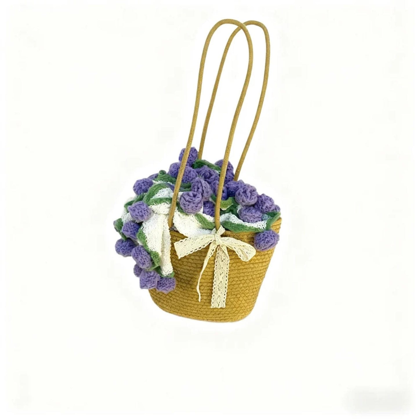 Romantic bouquets gift blanket handmade straw bags