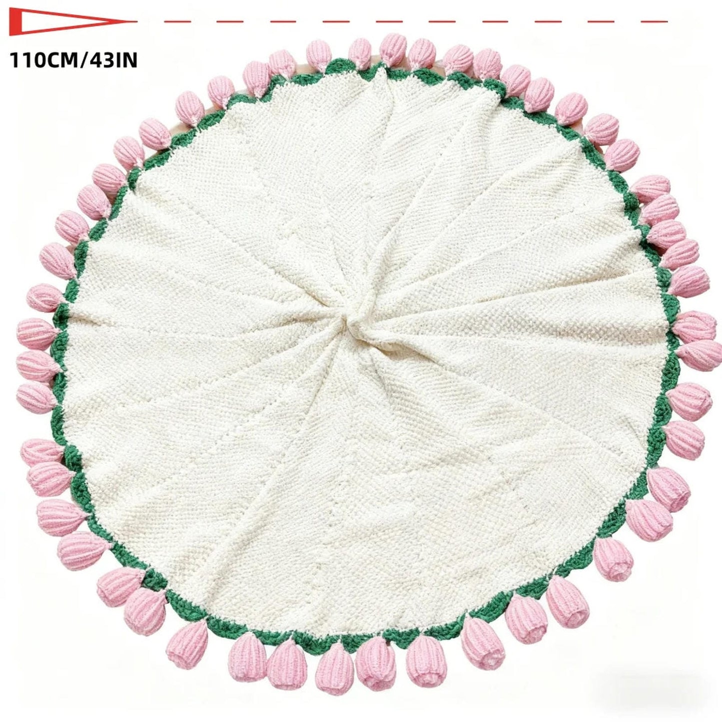 crochet roses blanket bouquet blanket