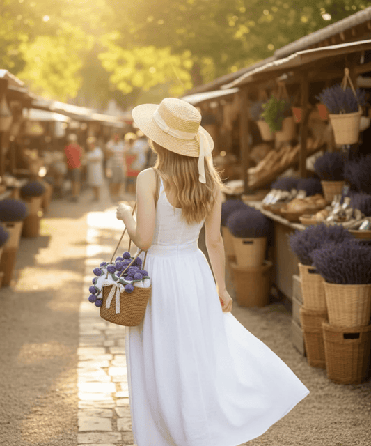 Romantic bouquets gift blanket handmade straw bags