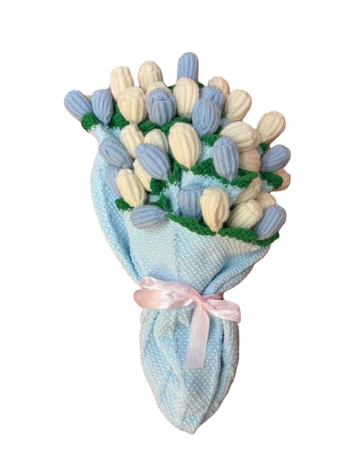 Handmade crocheted rose bouquet, women's bag, graduation gift, home decor